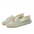 Women's canvas espadrilles low-top cloth shoes espadrilles canvas fisherman canvas women's shoes