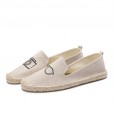 Women's canvas espadrilles low-top cloth shoes espadrilles canvas fisherman canvas women's shoes