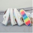 Spring and summer new women's shoes microfiber small daisies white shoes net shoes sports ladies casual shoes women