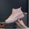 Spring and summer new fashion women's shoes microfiber wild thick bottom white shoes sports students casual shoes women