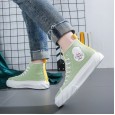 Spring new shoes high-top canvas shoes men's lace wild trend student men's shoes