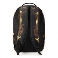Men Women Outdoor Travel Skull Pattern Polyester Multifunctional Shoulders Bag Backpack - White 