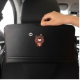 Car supplies cute multi-function tray rear seat hanging folding table storage snacks drinks water cup storage rack
