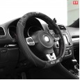 Car steering wheel cover winter cartoon type steering wheel cover female d-type steering wheel cover car anti-skid handle cover