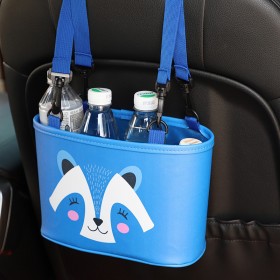 Car cartoon creative hanging type car storage bucket car multifunctional seat back trash bin storage box Car cartoon creative hanging type car storage bucket car multifunctional seat back trash bin storage box