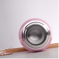 New children's vacuum flask with straw kettle stainless steel creative water cup vacuum insulation cup to send cup cover