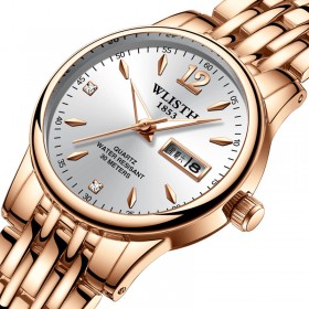 Watch female student steel belt trend simple fashion waterproof casual ladies watch personality quartz watch female watch