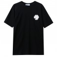 Summer new small daisy short-sleeved T-shirt women loose cotton mid-length half-sleeved shirt tide