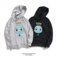 Spring and autumn thin section youth sweater cartoon solid color printing tide brand anime Jenny turtle casual couple sweater