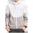 New sun protection clothing men's ultra-thin breathable sports sun protection clothing jacket female UV protection outdoor skin clothing