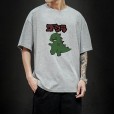 Youth summer printing casual short-sleeved T-shirt male youth fashion comfortable and cute
