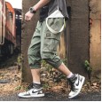 Boys summer cropped pants trendy youth fashion comfortable youth leisure loose leisure