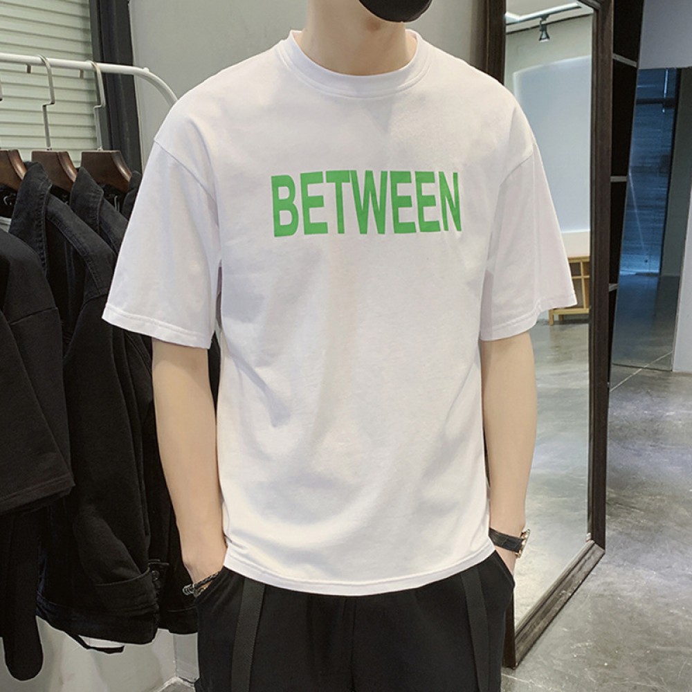 Summer new cotton short-sleeved T-shirt youth leisure comfortable fashion trend wild youth popular