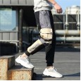 Spring new overalls men's casual pants loose sports harem pants burst