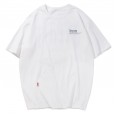 Short-sleeved summer new round neck pullover cotton hip-hop printed t-shirt fashion handsome wild