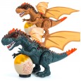 Electric king dinosaur animal model night market lights universal hot sale boy children toys