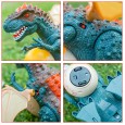 Electric king dinosaur animal model night market lights universal hot sale boy children toys