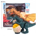 Electric king dinosaur animal model night market lights universal hot sale boy children toys