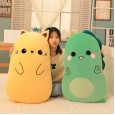 New cartoon cute pet pillow plush toy doll dinosaur little yellow duck sleeping rabbit pillow cushion gift