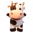 New cow plush toy doll creative cartoon cute pet cow doll birthday gift happy cow pillow